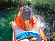 I Like To See How Fast I Can Make Him Cum - Risky Outdoor Sex 7/16