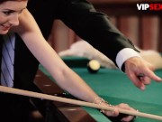 PINUPSEX - Busty Redhead Kattie Gold Fucks Her Husband On The Pool Table - VIPSEXVAULT 3/16