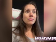 Sweets & treats feast, pussy & legs spread nude JOI, flashing my ass in lingerie set, big RV breakage & more - Lelu Love 9/16