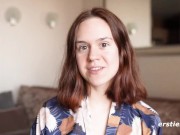 Sexy Babe Masturbates With a Glass Dildo 5/16