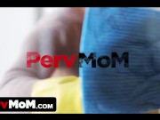 Perv Mom POV - Big Assed Milf Stepmom Gives The Best Blowjob To Her Step Son And He Can't Get Enough 1/16