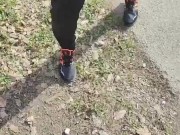 Miiana - DEFI : je me fais  baiser par un inconnu dans le parc 14/16