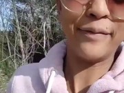 Miiana - DEFI : je me fais  baiser par un inconnu dans le parc 15/16