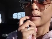 Miiana - DEFI : je me fais  baiser par un inconnu dans le parc 3/16