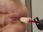 Blonde bondage slave teen analized and throat fucked in threeway domination sesh 6/16