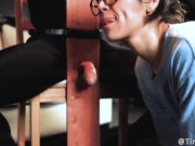 The ULTIMATE Femdom Handjob - Mistress Ava Makes Her Milking Pet SPRAY His Load ACROSS THE ROOM!! 1/16