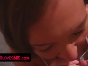 Sis Loves Me - Seductive Teen Offers Her Pussy To Stepbro To Get A Free Pass On Her Chores 13/16