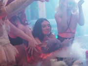 Hardcore orgy with four sexy witches and one big dick AliceBong 13/16