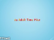 Secret Hookup Turns Into CRAZY LESBIAN GANGBANG! 1/16