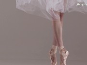 Natural tits Ksyuha Zavituha doing nude gymnastics 6/16