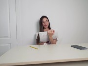 A concerned student drew a dick and got a load on her pussy 2/16