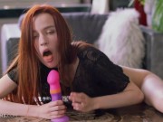 ULTRAFILMS Super hot Russian model Sherice riding her new dildo and masturbating home alone 11/16