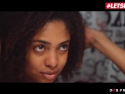 DOEPROJECTS - Superb Ebony Luna Corazon Gives Erotic Blowjob - LETSDOEIT 1/16