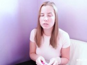 Blonde Babe Plays With Her Pussy 3/16