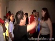 Slutty blonde sucks cock 1/16