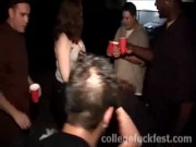 Slutty blonde sucks cock 14/16