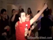 Slutty blonde sucks cock 5/16