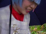 Cute Japanese amateur is sexy hot in her first time in Japan AV 2/16