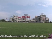 Horny Brunette DP's Herself And Gets Off In My Passenger Seat 15/16