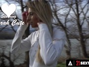 21 SEXTREME - Hungarian Hunny Sarah Cute Has Been Craving Sugar-MILF Pussy ALL DAY! 1/16