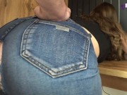 Fucked a beauty through a hole in jeans and cum in her tight pussy - Bellamurr 6/16