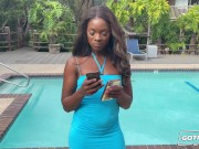 GOTFILLED Skinny ebony hottie Ana Foxxx has her tight hole fucked hard by a big white dick 2/16