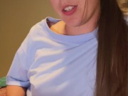 Surprising JOI from your Step-Sis while Facetiming!! 6/16