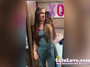 Finger fucking my creampie filled cunt, getting ready for my Virtual Valentine winner, pussy spread closeups - Lelu Love 7/16