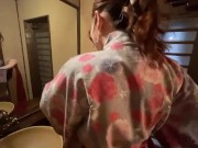 『女子大生♡ノーマスク』温泉旅館に連れ込み巣篭もり種付けSEX！素人カップル/10代/美少女/中出し/スタイル抜群/盗撮/露出/露天風呂/クンニ/フェラチオ/野外/English subtitles 6/16