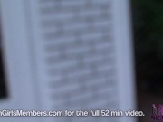 Horny Brunette Fucks Herself Silly In My Back Yard 15/16