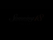 Lovely Blond Coed Rebecca Cream Her Tight Pink Twat In The Shower! 1/16