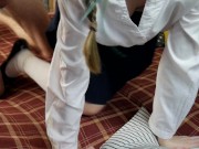 Игра с Одноклассницей Закончилась Страстным Сексом на Кровати Родителей 10/16