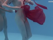 Anastasia Ocean and Marfa are naked underwater 10/16