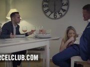 Rebecca Volpetti in a tremendous threesome with 2 men 3/16