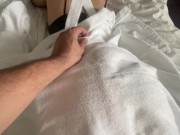 Wake up massage ends with cum in pussy -cheating wife 1/16