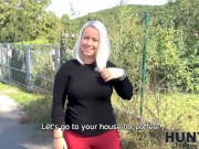 HUNT4K. Man takes care of girls pussy but BF jerks off to sexual show 2/16