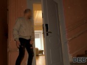 DEBT4k. Fan of sex toys pays off debt by having fun with real cock 3/16