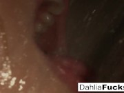 Sexy Dahlia's naughty shower fun 6/16