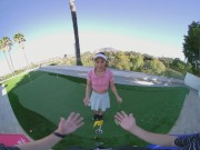 VR Bangers Tight Asian Student Kimmy Kimm Gets Her Wet Pussy Fucked By Golf Coach VR Porn 4/16