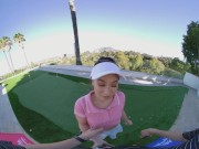 VR Bangers Tight Asian Student Kimmy Kimm Gets Her Wet Pussy Fucked By Golf Coach VR Porn 6/16