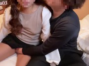 【スマホ撮影】彼女とベッドでイチャイチャ中出しセックス！正常位／バック／騎乗位 4/16