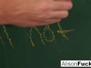 Alison Tyler has to stay after school 16/16