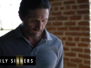 Family Sinners - Nicole Sage Gives Her Stepdad A Tour Of Her Flat & Rides His Cock In Every Corner 3/16