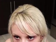 April Love SKINY BLONDE POV (TeasePOV) 16/16