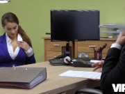 VIP4K. Alluring babe didnt expect the bank worker to want to fuck her 5/16