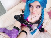 Crazy beauty Jinx loves to feel cock in her wet tight pussy & enjoys sucking cock until she gets cum 1/16