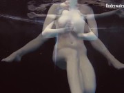 Alone in the public pool completely naked babes from Russia 16/16