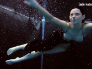 Alone in the public pool completely naked babes from Russia 4/16