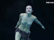 Alone in the public pool completely naked babes from Russia 7/16