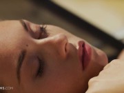 ULTRAFILMS Very hot Czech model Sabrisse playing with her pussy outside 3/16